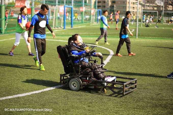 永岡真理 #電動車椅子サッカー をもっとメジャーに さんのブルーフォト
