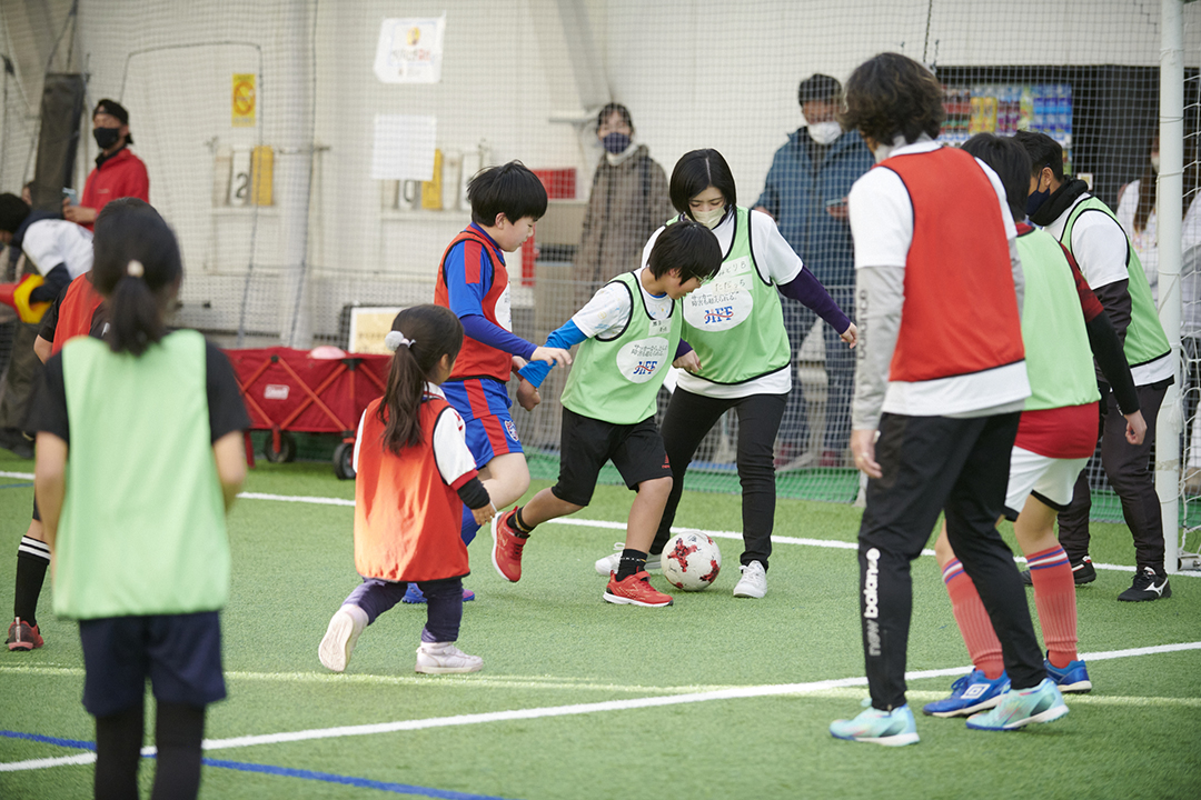 まぜこぜサッカーの様子