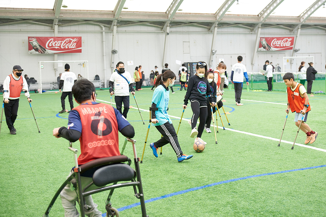 アンプティサッカー体験会