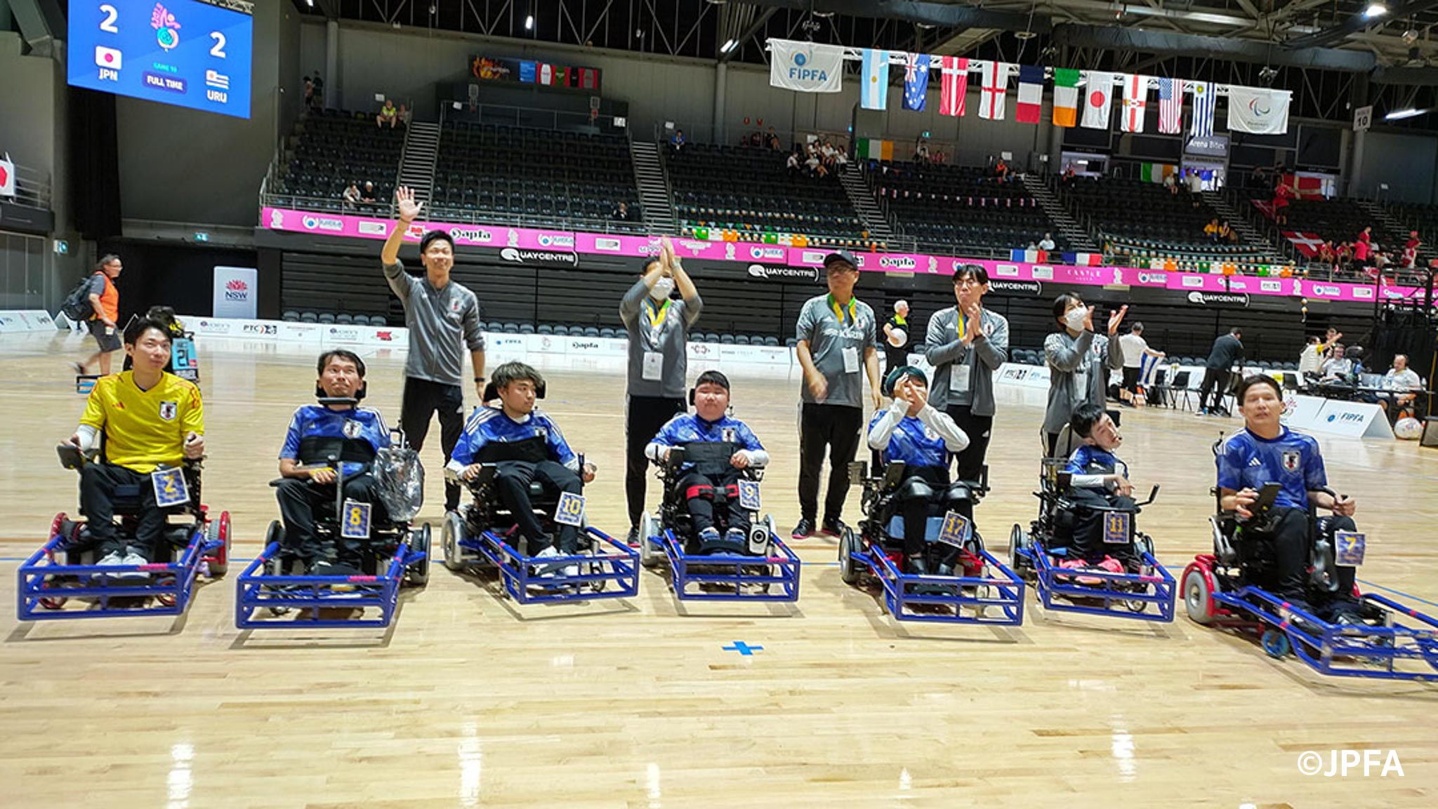 電動車椅子サッカー日本代表選手たち