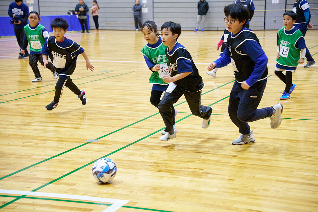 まぜこぜサッカーの様子