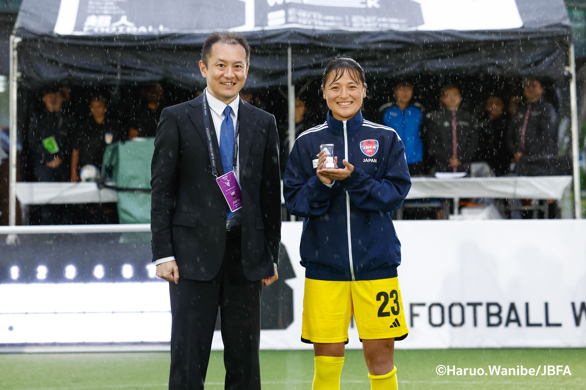 ベストゴールキーパー受賞の藤田智陽選手