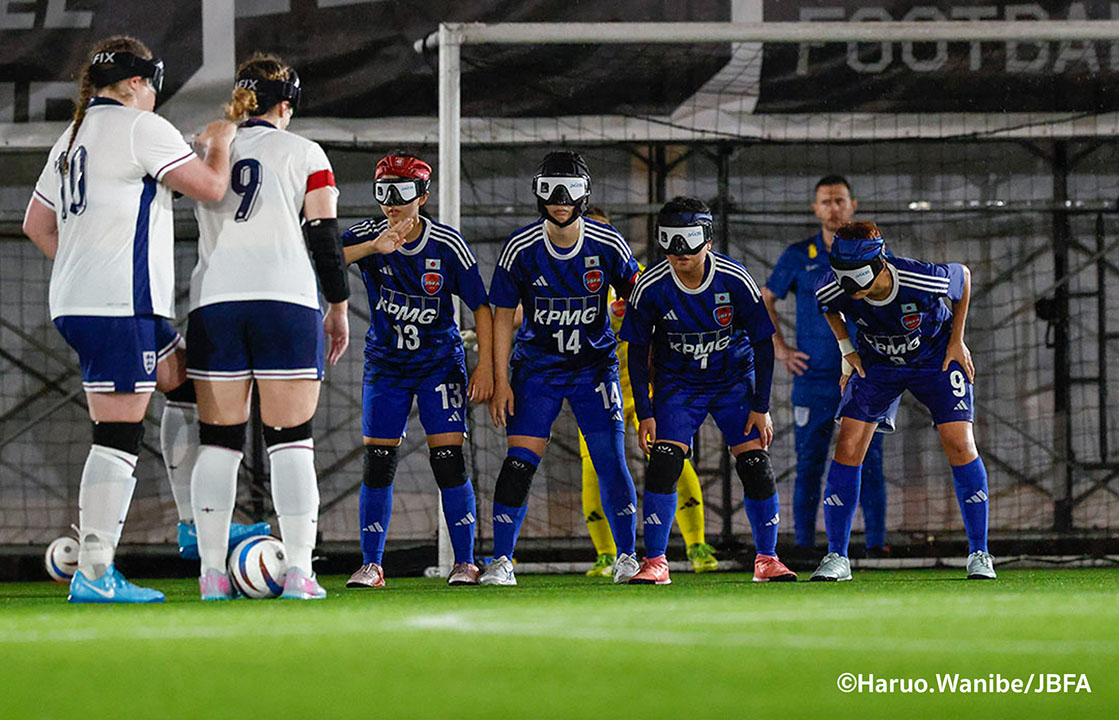 セットプレー時、日本の守備