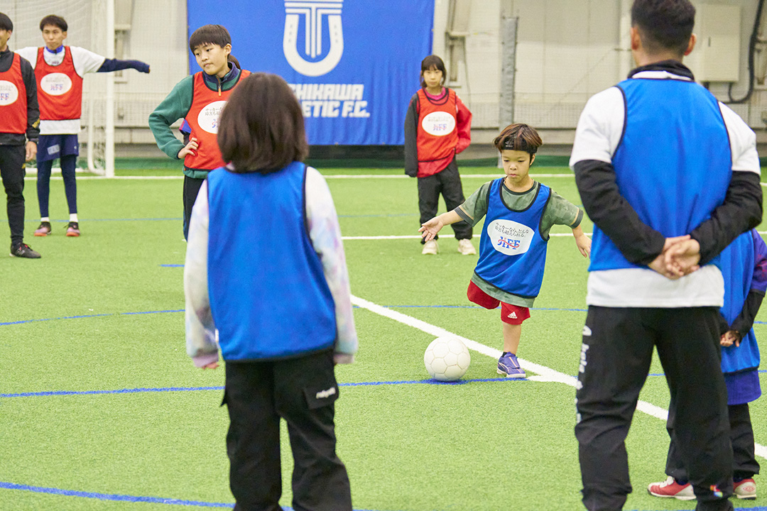 まぜこぜサッカーの様子