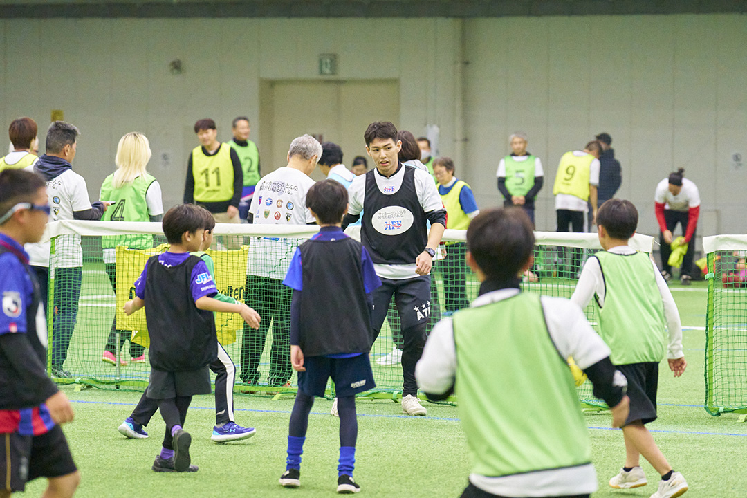 まぜこぜサッカーの様子