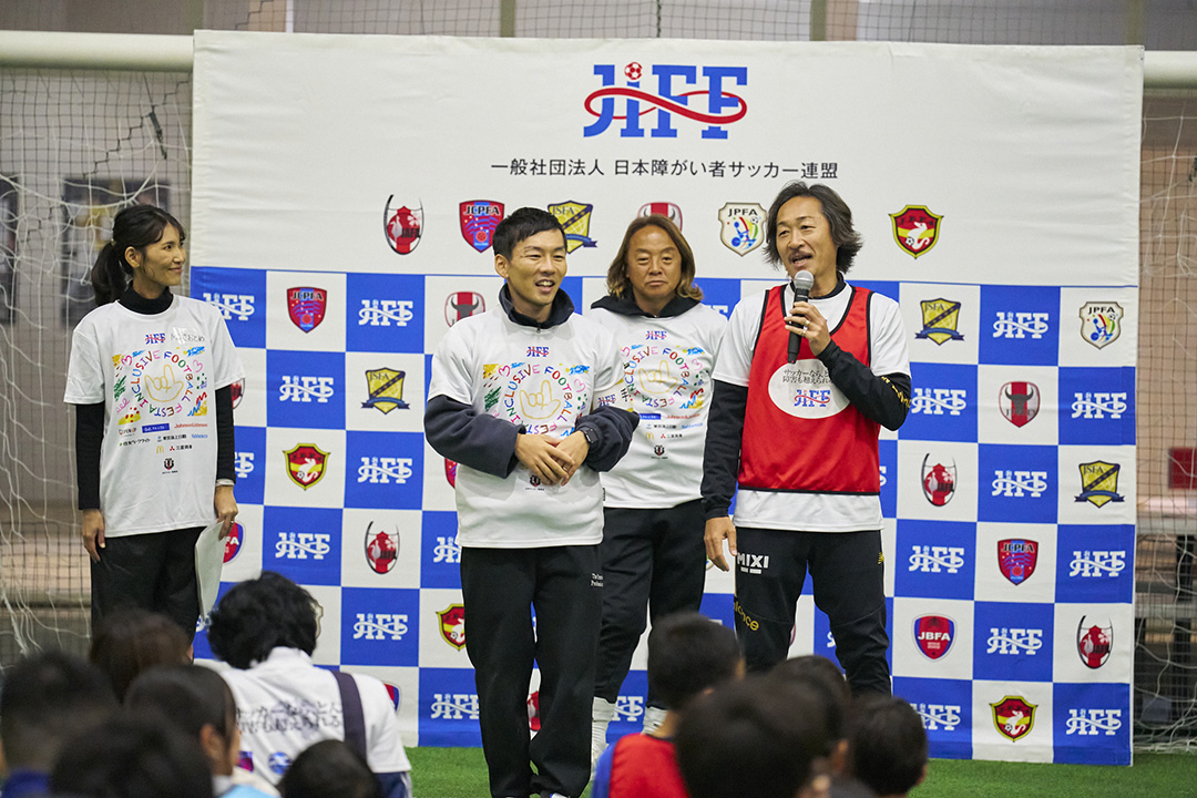 セレモニーでの石川直宏選手