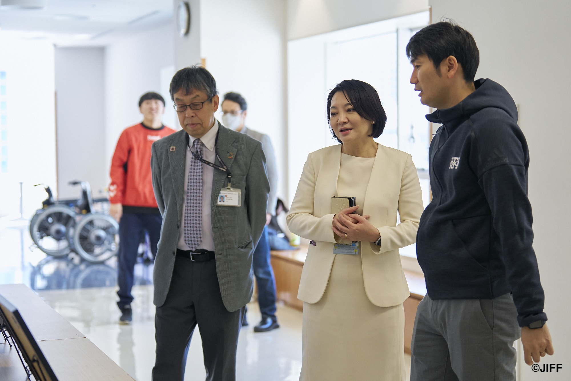 清家愛区長も訪問