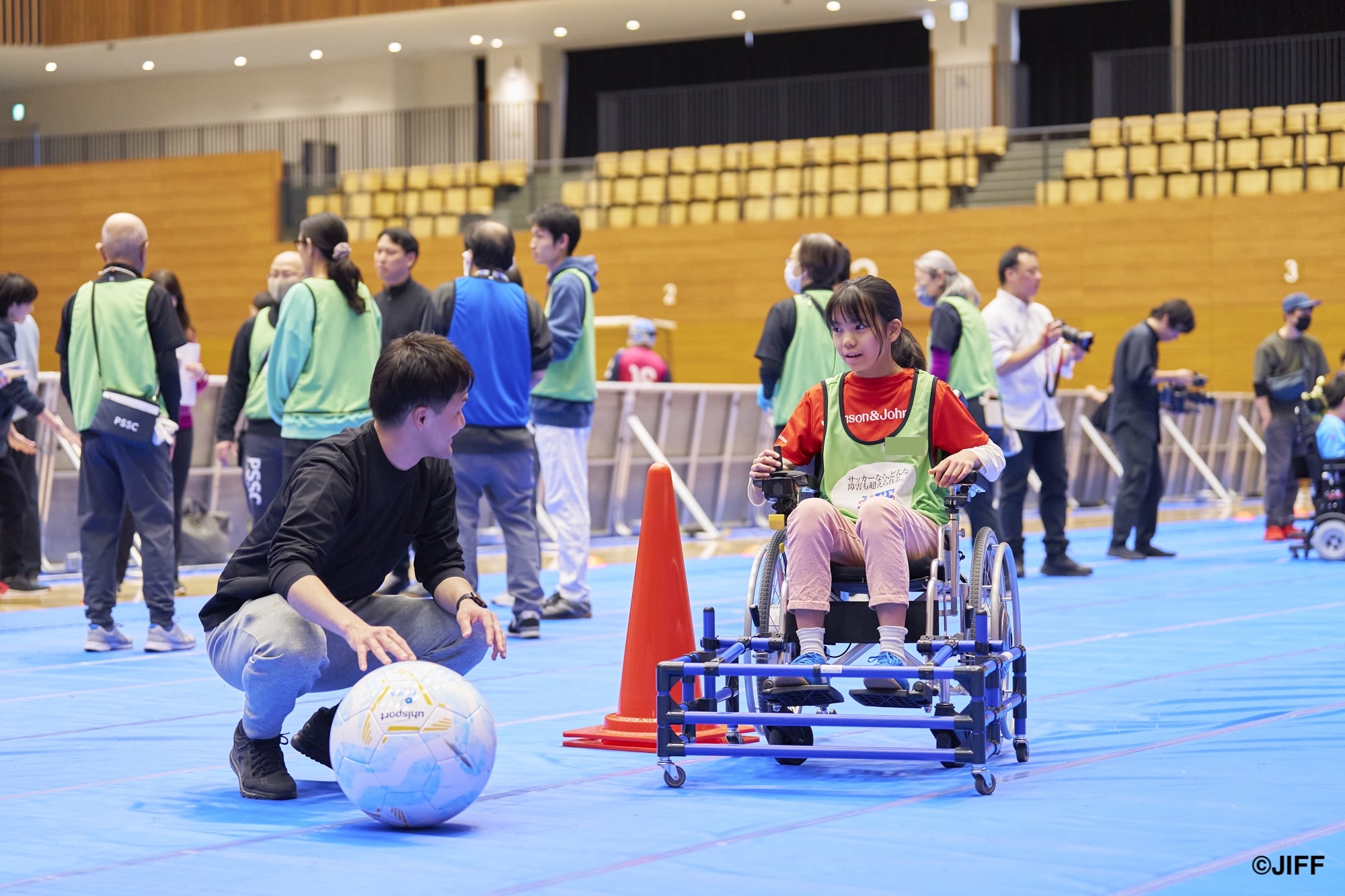 電動車椅子サッカー体験会